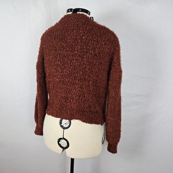 Shein Cardigan Women's One Size (large) Copper Button Closure Long Sleeve V-Neck - Picture 15 of 16